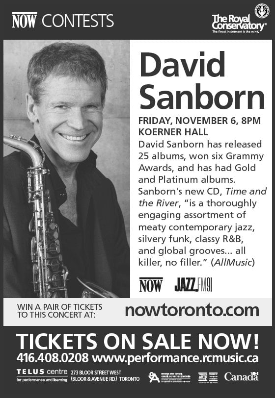 David Sanborn - NOW Magazine