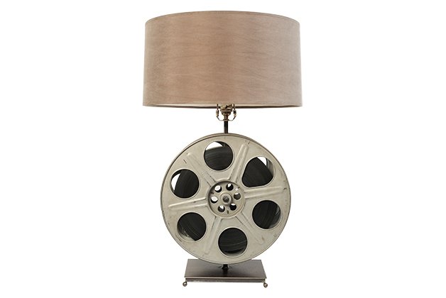 Spinning Film Reel table lamp - NOW Magazine