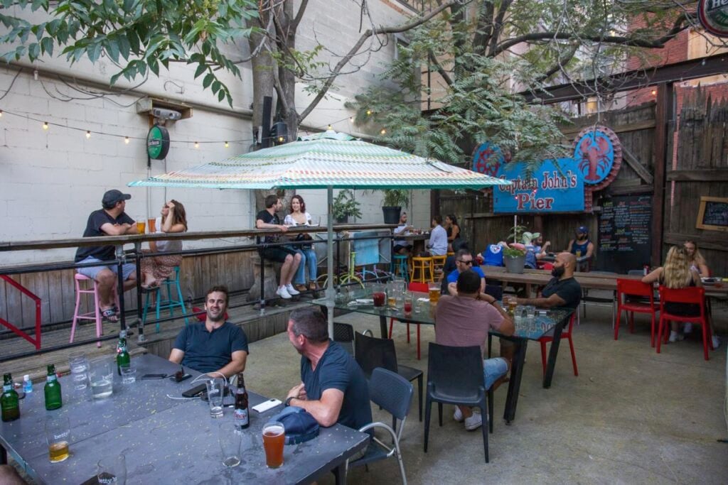 Betty's patio in Toronto