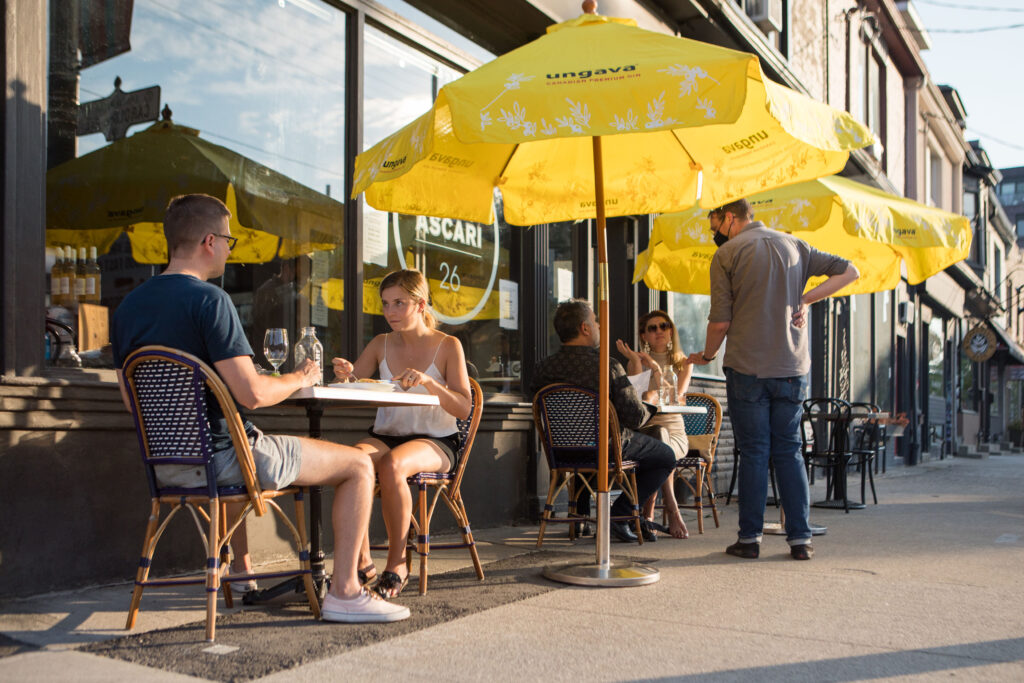 Ascari Queen East patio in Toronto