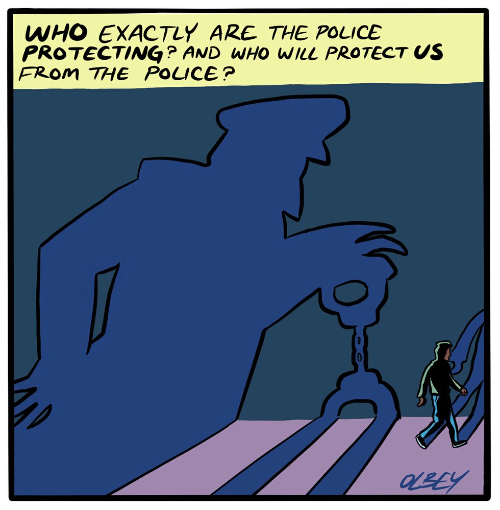 Comic Who Is Being Protected Jon Olbey