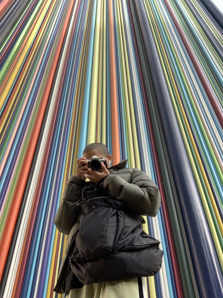 A self-portrait of photographer Sean Brown