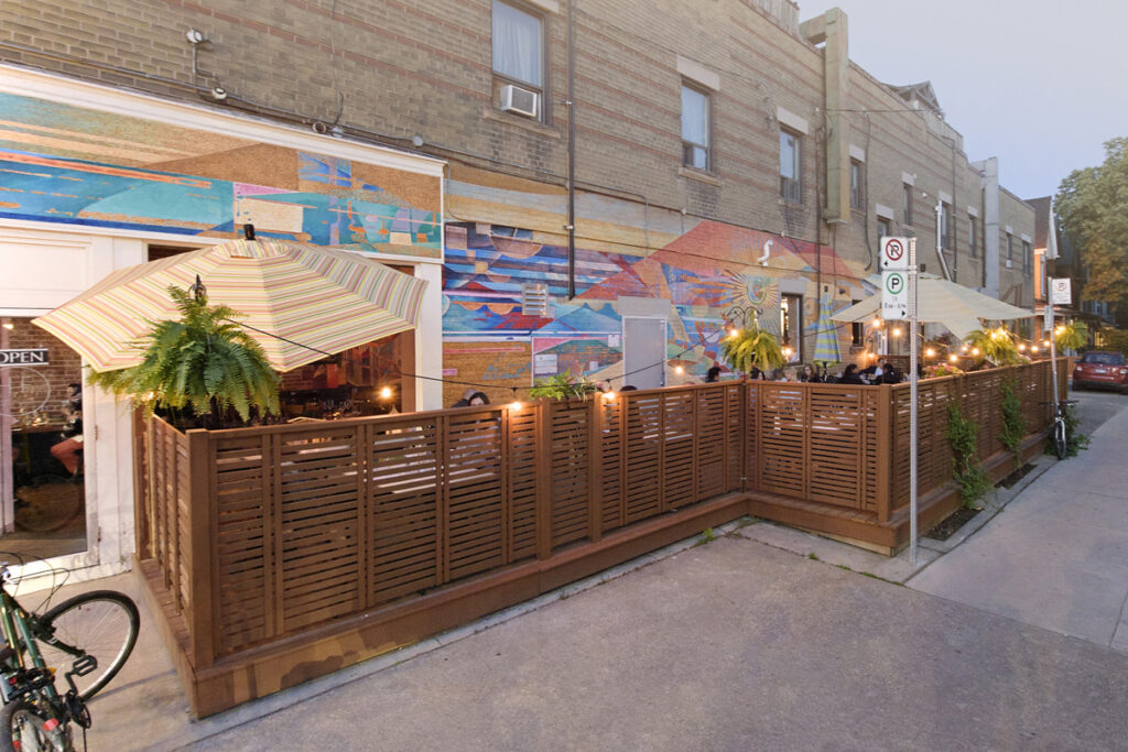 Her Father's patio in Toronto