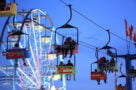 A photo of the Sky Ride at the CNE in Toronto