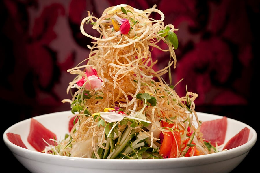The singapore slaw at Lee Restaurant