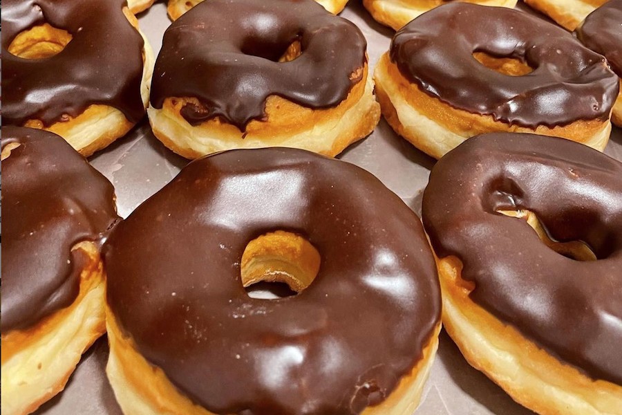 A photo of donuts from SanRemo Bakery in Etobicoke
