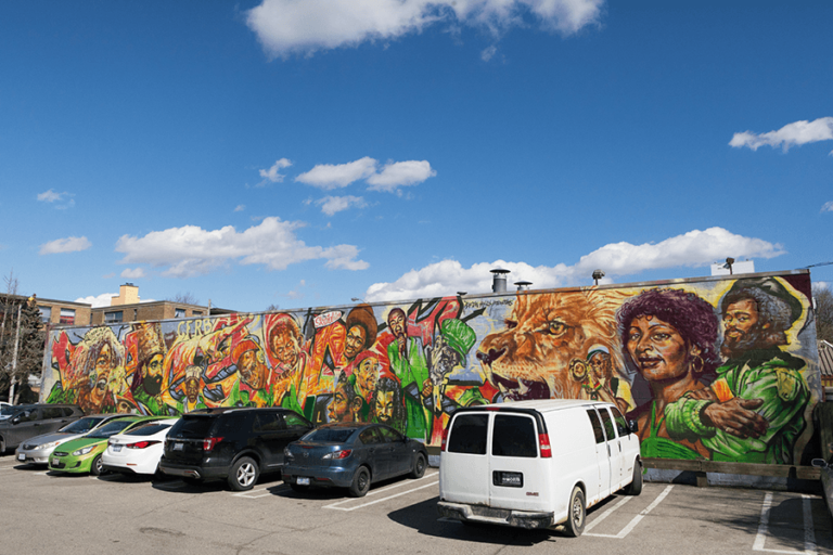 Hidden Toronto Reggae Lane mural in Little Jamaica NOW Magazine
