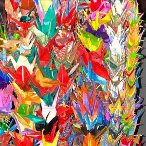 1,000 paper origami cranes