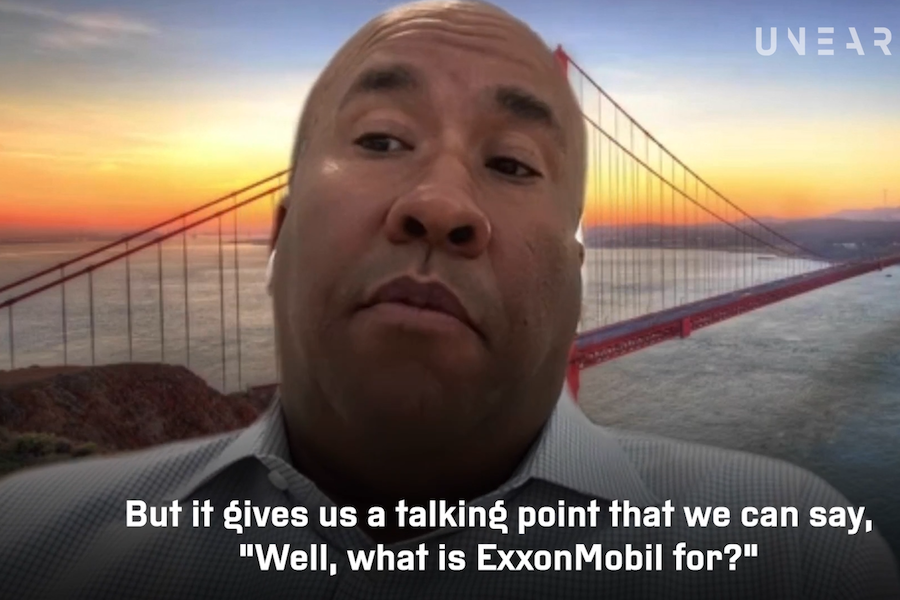 In a secretly recorded video, ExxonMobil lobbyist Keith McCoy admits the company wants to water down U.S. climate legislation.