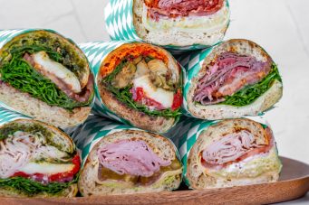 Sandwhiches from Lambo's Deil, one of the best places to eat in Toronto when you've got the munchies