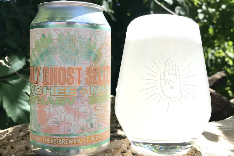 Blood Brothers is one of the many toronto breweries stepping into the seltzer game with their Holy Ghost line