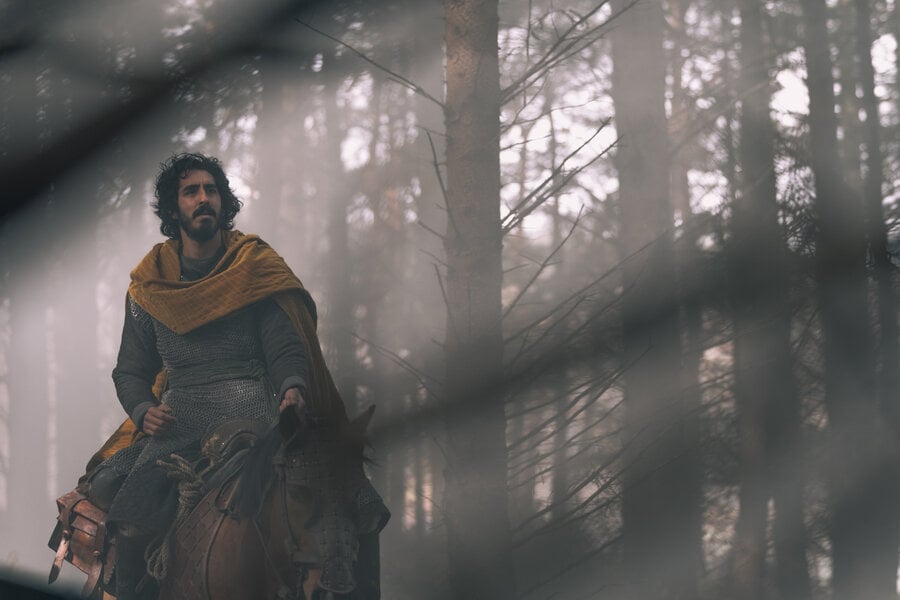 A still of Dev Patel in David Lowery's The Green Knight.