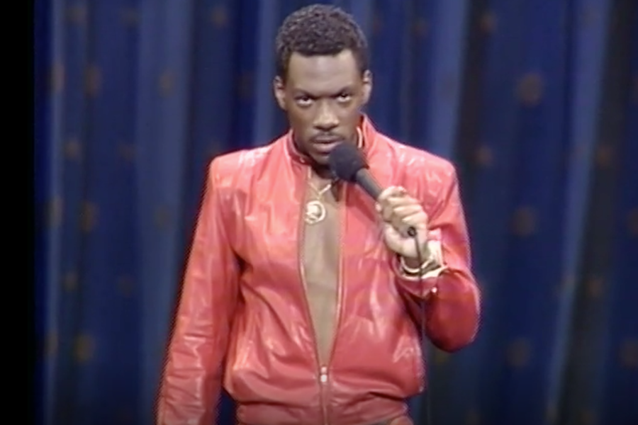 Eddie Murphy in his comedy special Delirious