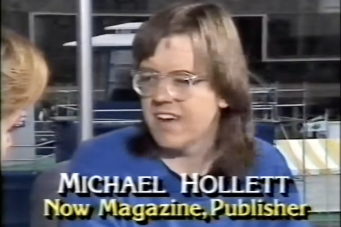 NOW Magazine publisher Michael Hollet speaks to CTV Morning decades ago, and now he joins our podcast to look at the legacy of alt-weeklies