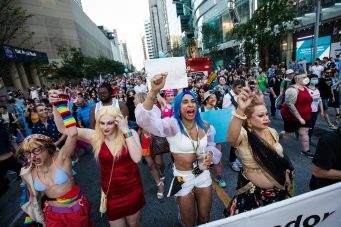 The Trans march at Toronto Pride, June 24, 2022.