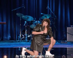 Steph Tolev in Bill Burr Friends Who Kill part of Stage Scenes
