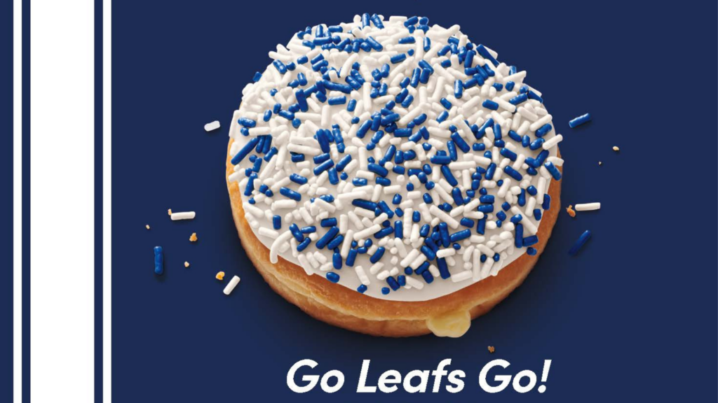 Tim Hortons launches limited edition Toronto Maple Leafs donut NOW
