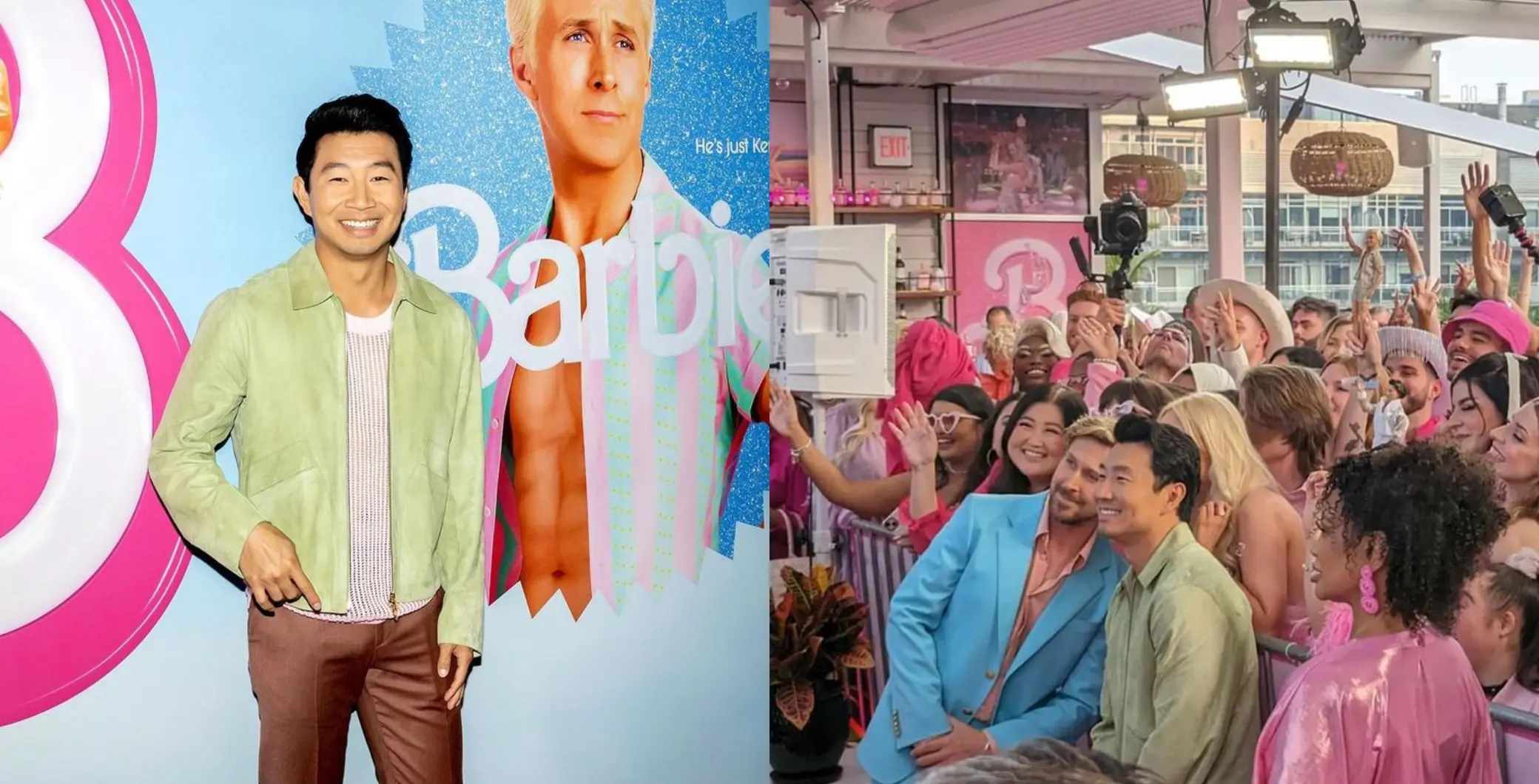 You wouldn't believe who gave @Simu Liu his @Barbie Movie outfit for t
