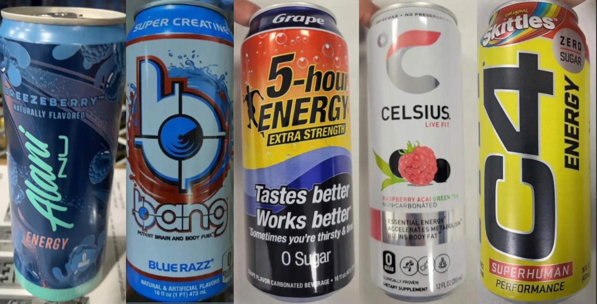 Canada recalls 20+ popular brands of energy drinks