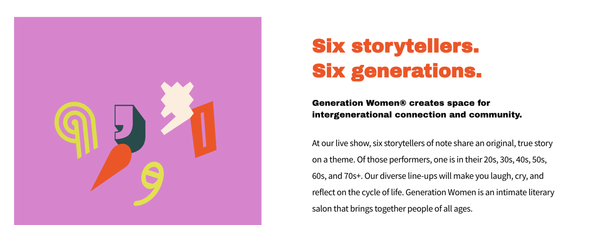 Generation Women Canada launch celebrates generational storytelling —  CanCulture