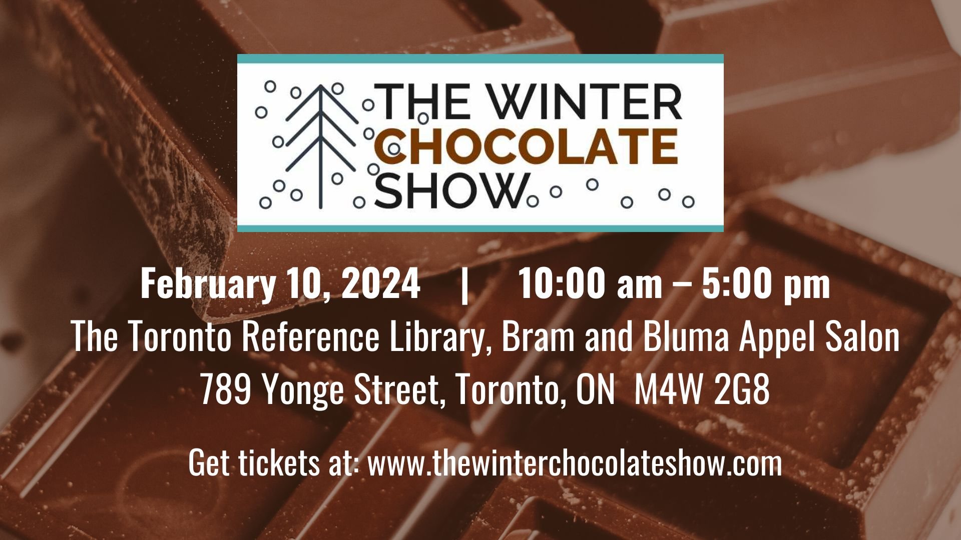 The Winter Chocolate Show 2024 Now Toronto The Winter Chocolate Show 2024 Now Toronto