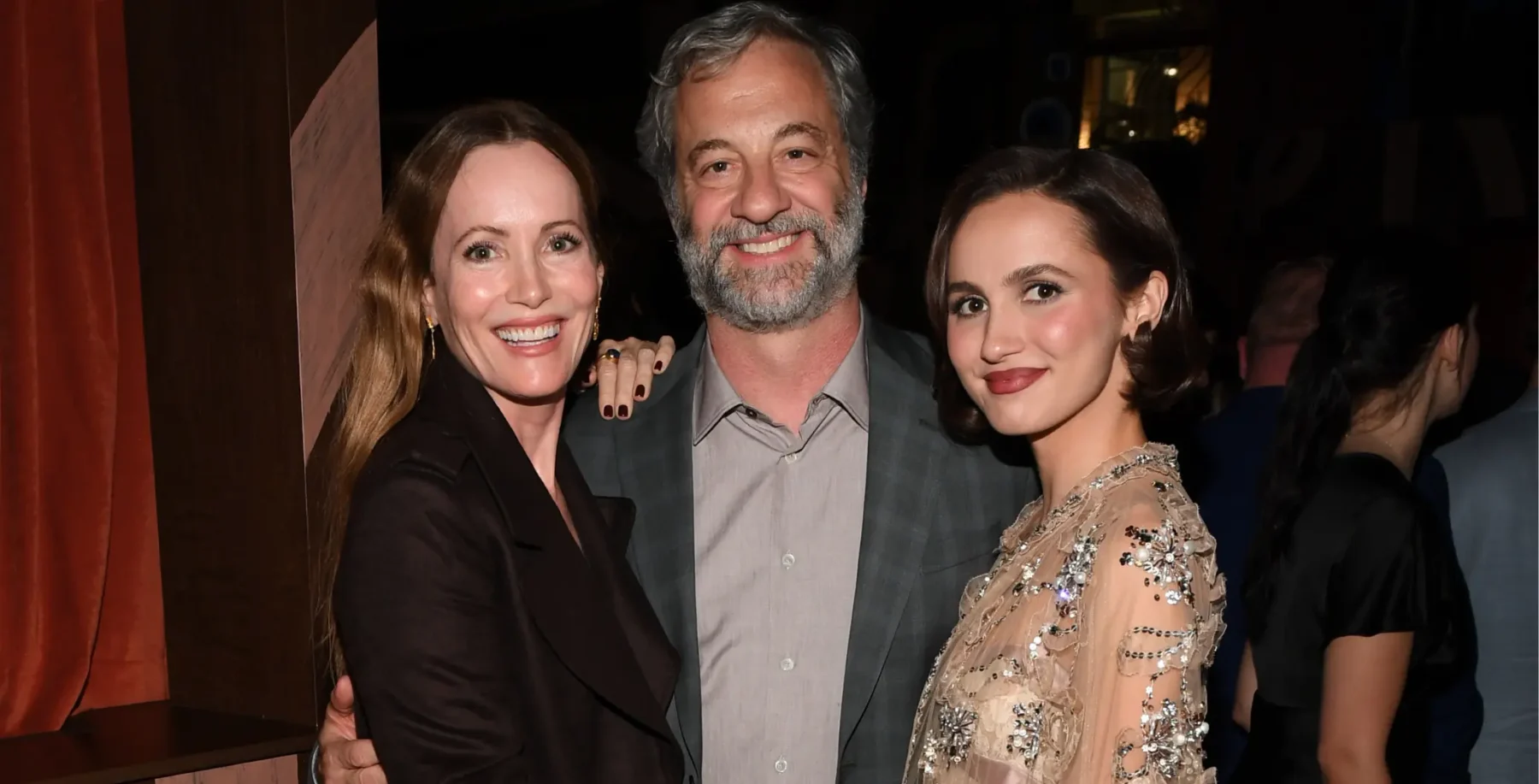 Leslie, Judd and Maude Apatow