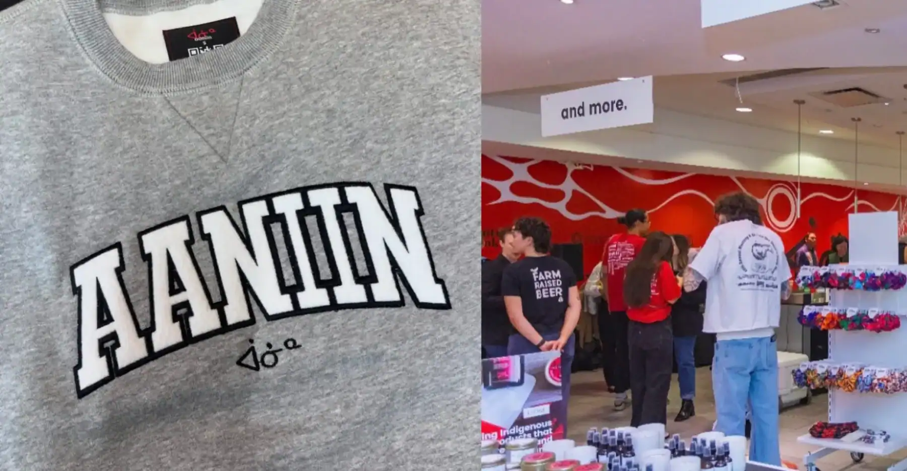 aaniin returns to Eatons