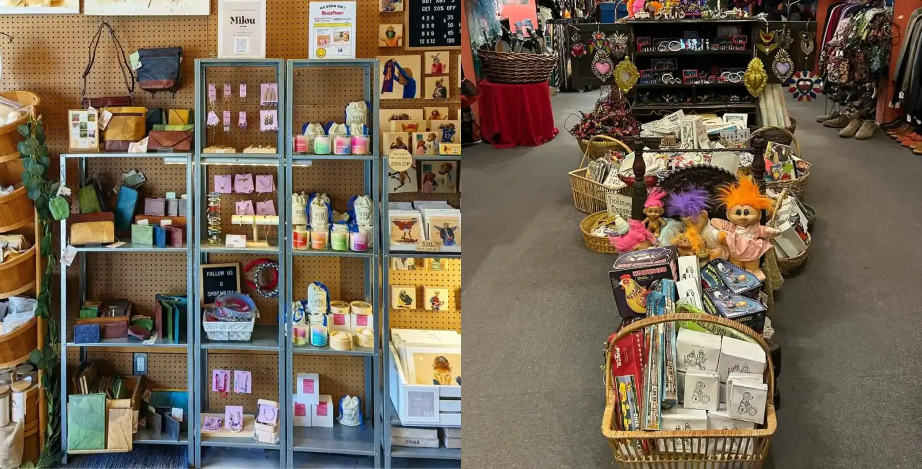 Colourful thrift store with souvenirs, toys, and accessories in Toronto. Diverse selection of second-hand items for shopping on Now Toronto. Popular shopping destination in Toronto.