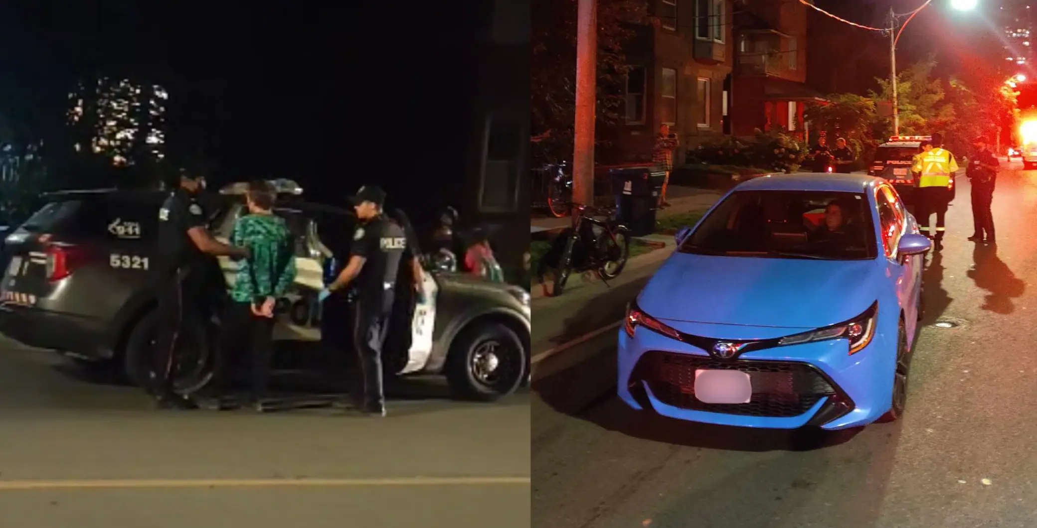 A group of Toronto cyclists are filing a complaint against Toronto police officers who charged two  cyclists after a group was hit by a car.