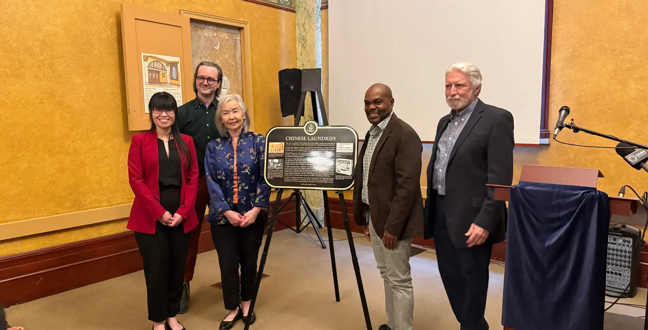 New heritage plaque unveiled for one of Toronto’s first recorded Chinese laundry owners