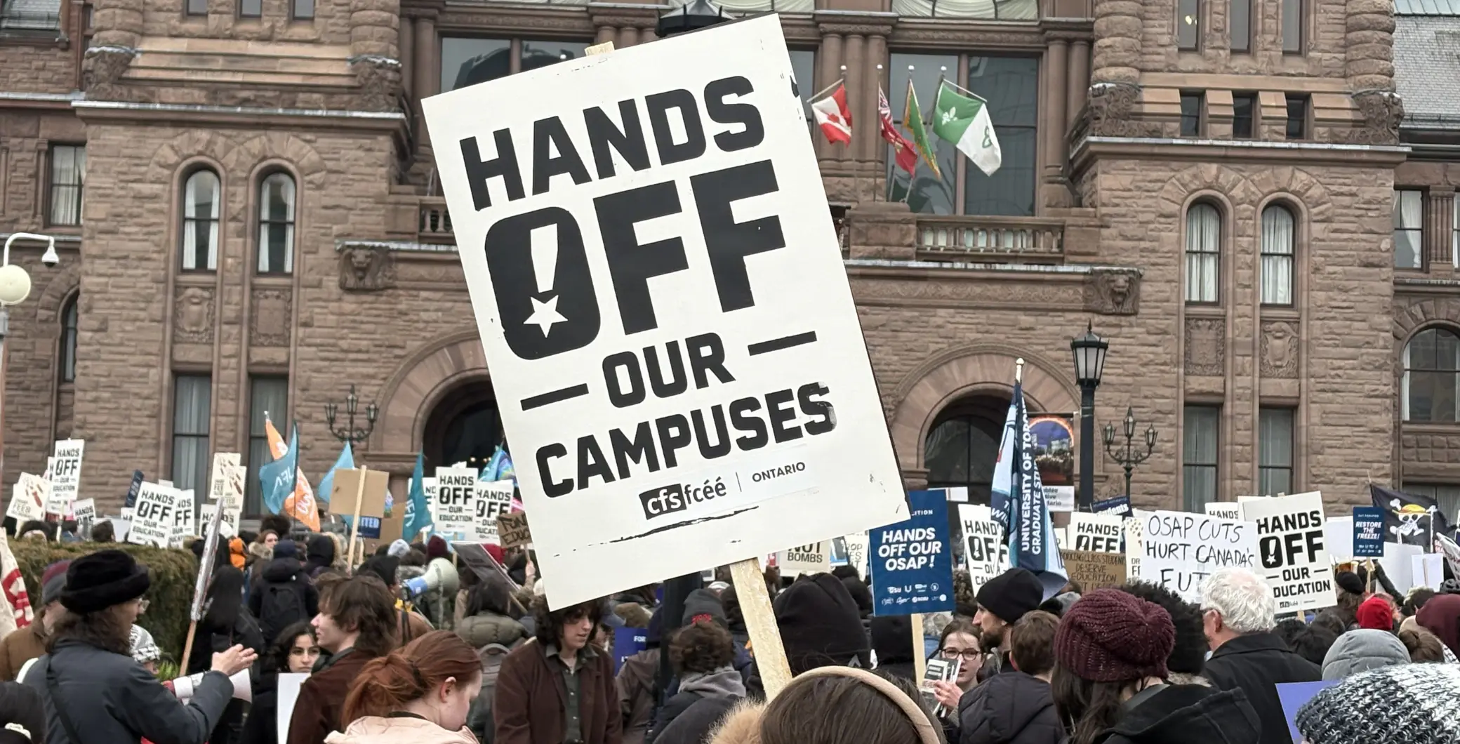 ‘Dirty, dirty grifter,” Ontario students continue to protest Doug Ford’s OSAP cuts at second rally