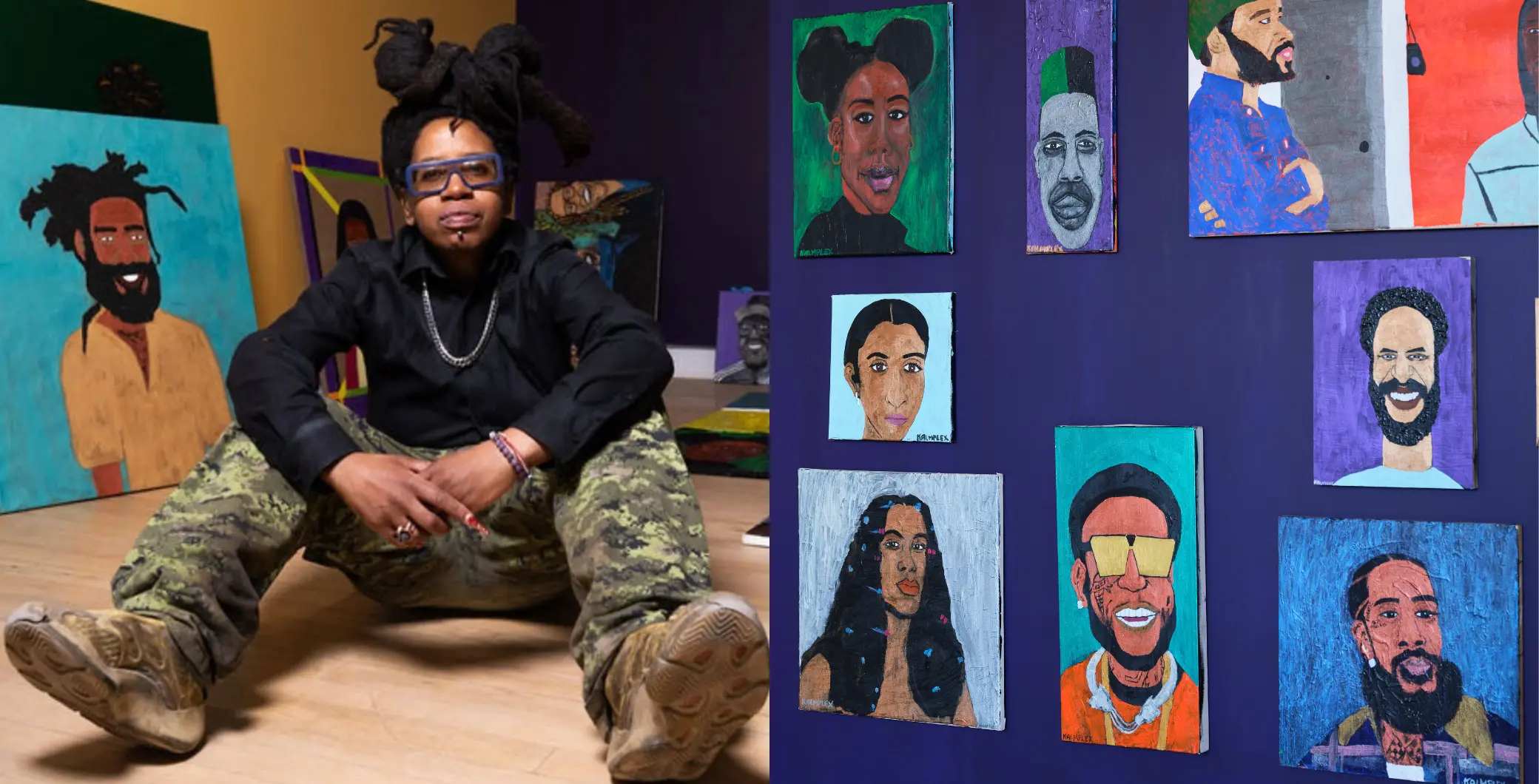 Toronto artist Kalmplex spotlights community and culture in new exhibition