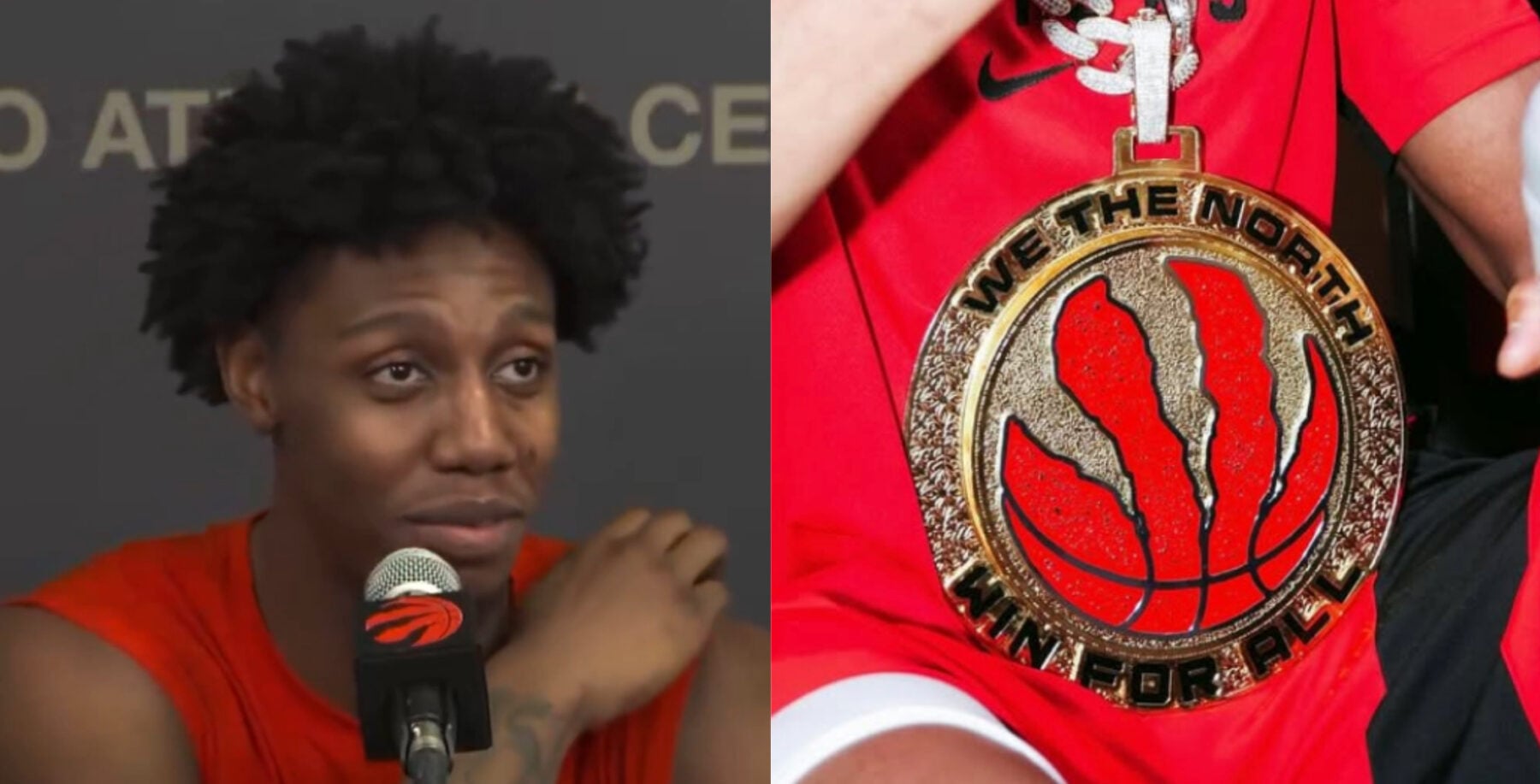 RJ Barrett on Raptors in Playoffs and Toronto Tempo