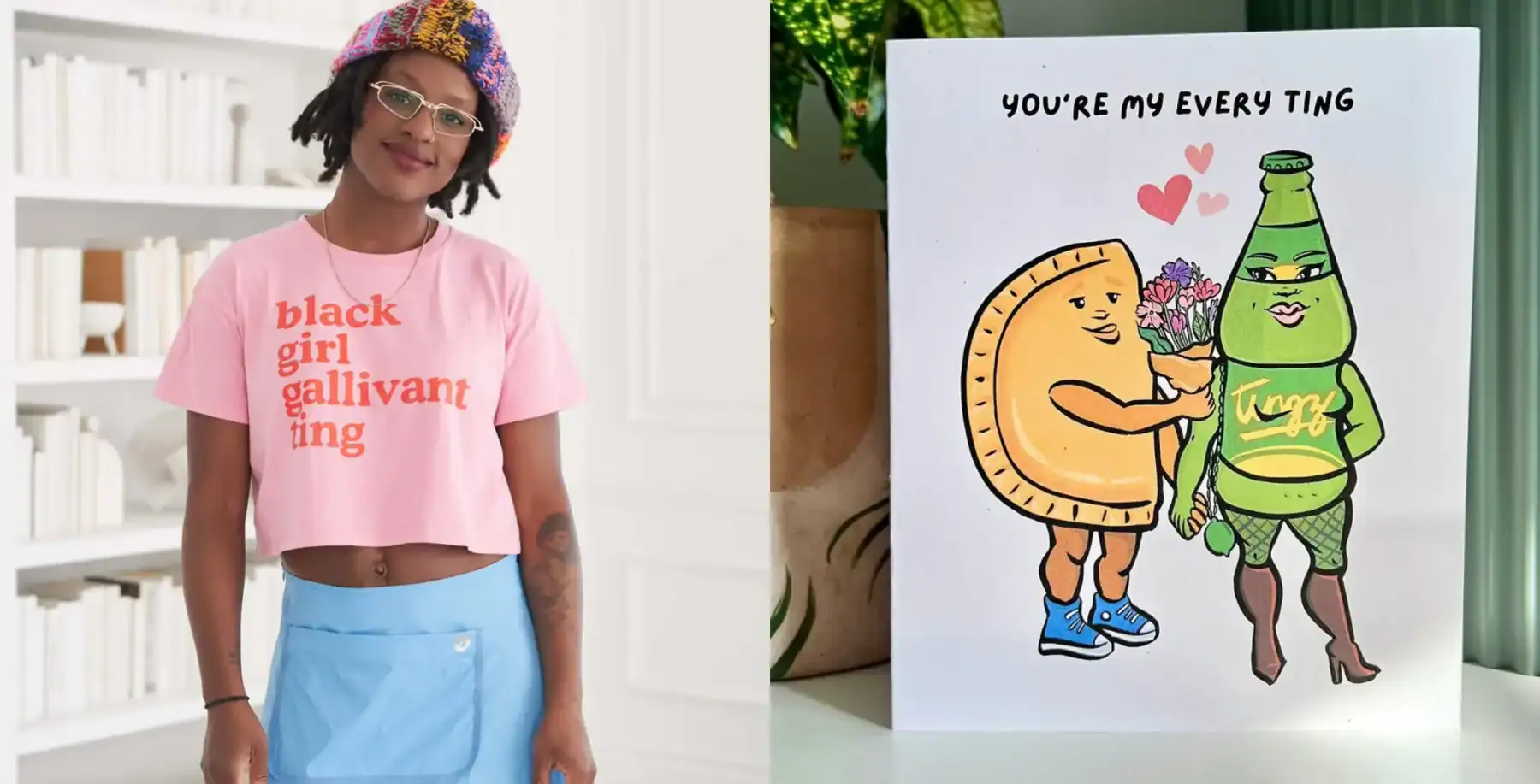 Colorful stationery featuring Caribbean-inspired characters, highlighting Toronto's vibrant culture and joyful expression, perfect for celebrating diversity and creativity.