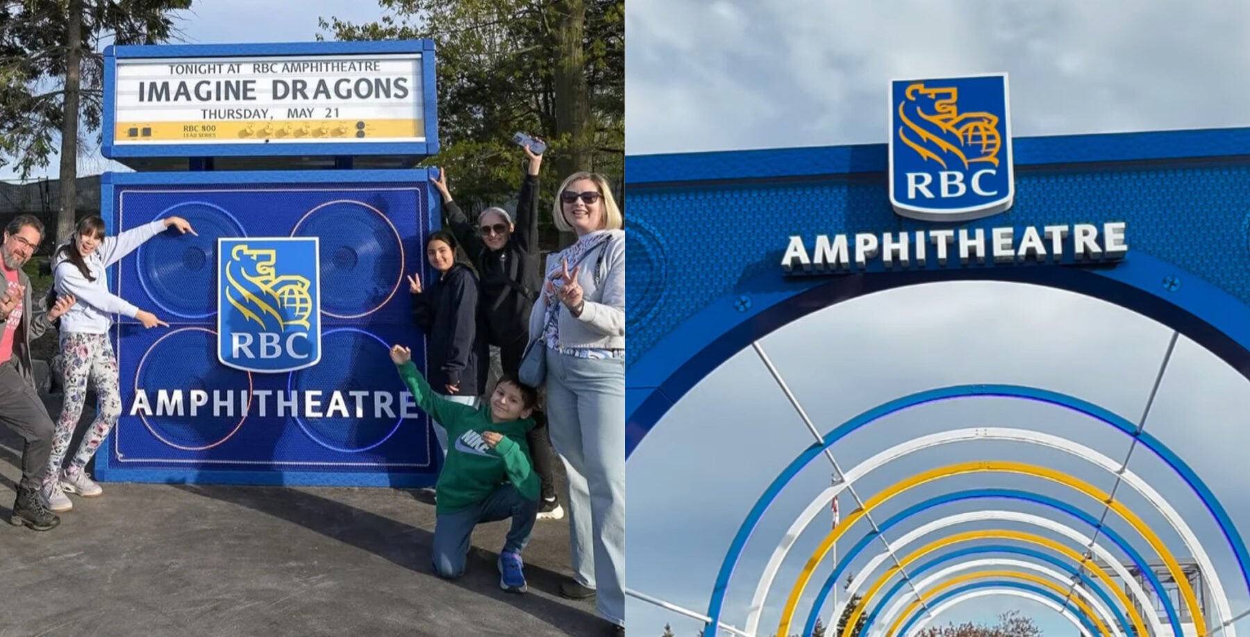 RBC Amphitheatre Instagram images (Courtesy @rbcamphitheatreInstagram)