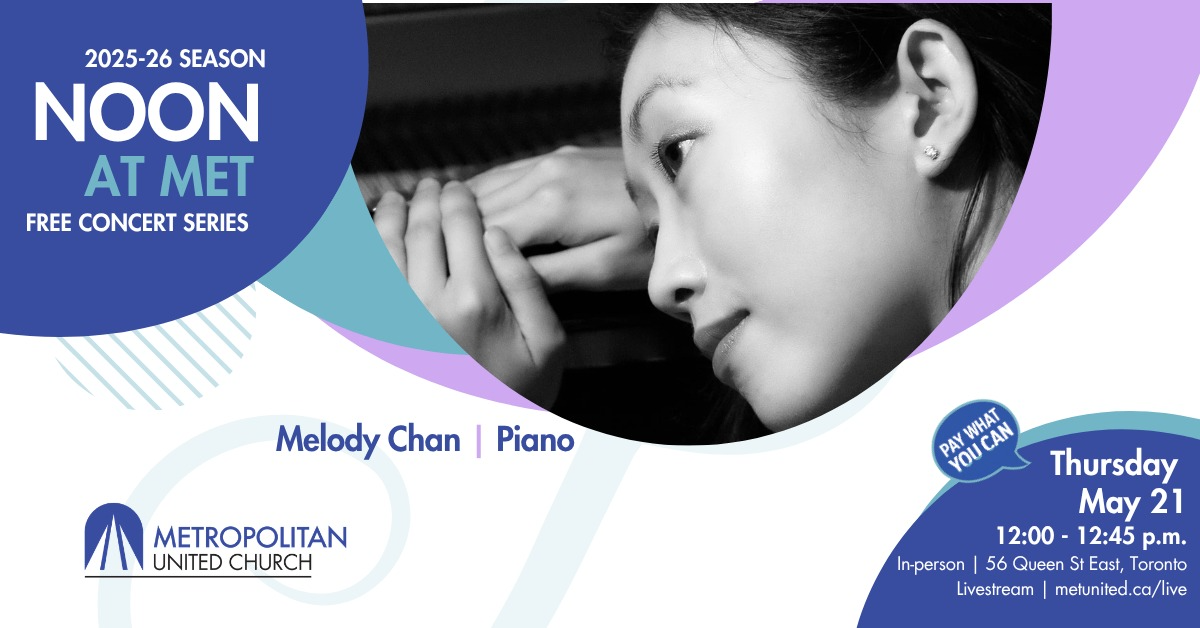 Noon at Met: Melody Chan, piano