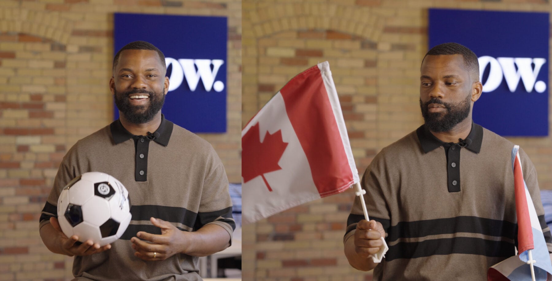 A former Canadian soccer player has roots in Engla