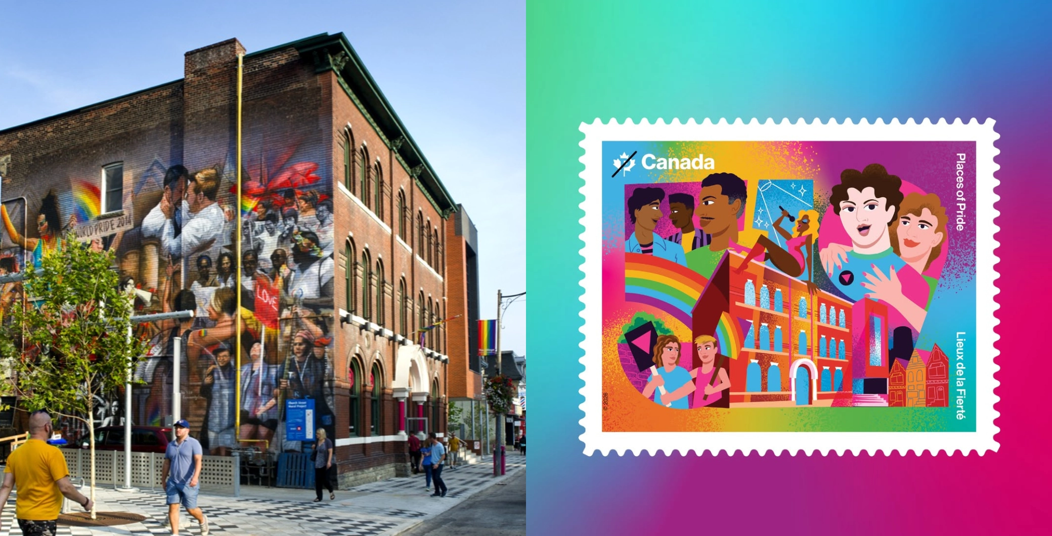 Canada Post just put one of Toronto’s most beloved Queer spaces on a stamp