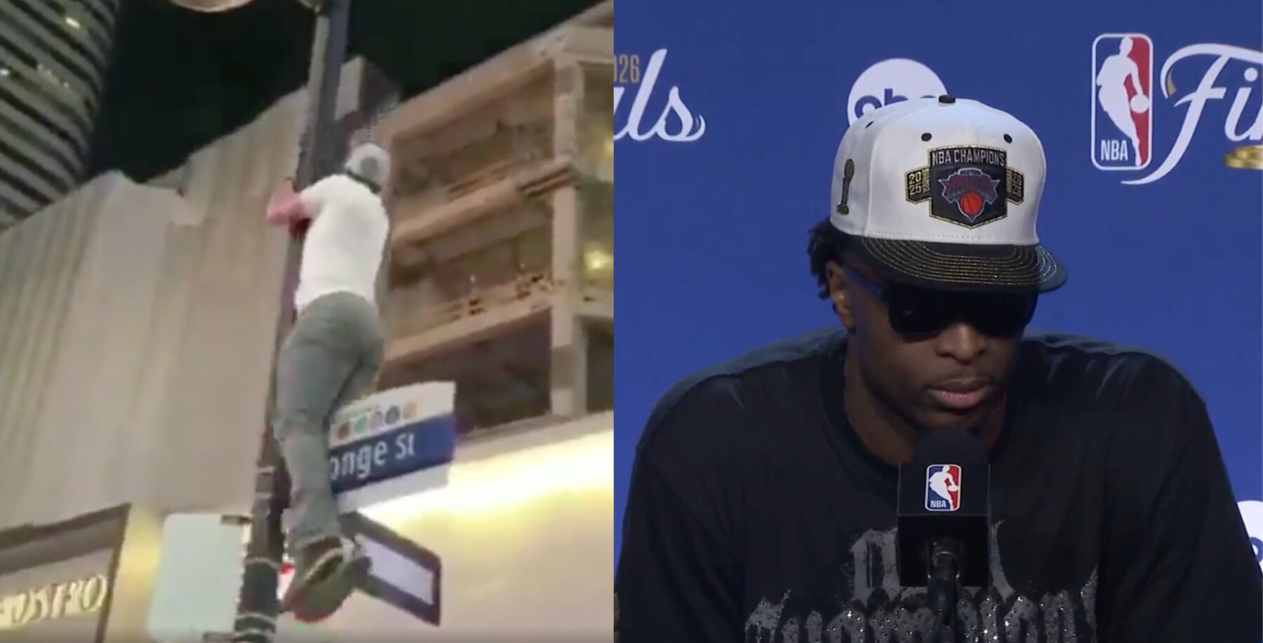 Toronto Raptors fans reminisce OG Anunoby's 2019 title run after his win with the New York Knicks in 2026.