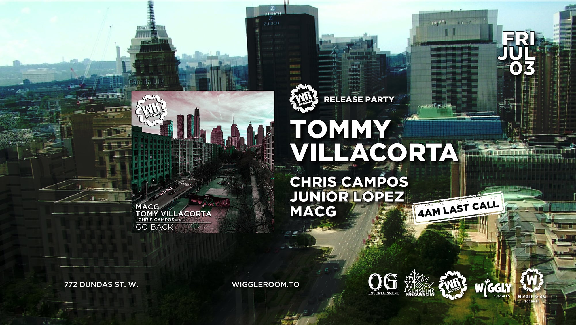 Wr records release party: tomy villacorta | 4am last call